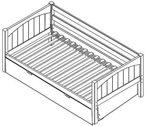Maxtrix Day Bed (w Pullout)