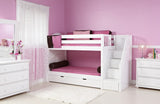 Maxtrix Low Bunk w Staircase (w Pullout)