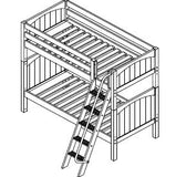 Maxtrix High Bunk w Angled Ladder