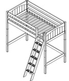 Maxtrix High Loft w Angled Ladder