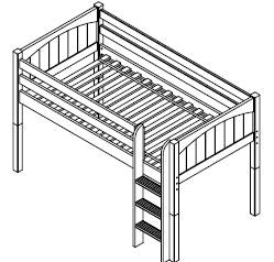 Maxtrix Low Loft w Straight Ladder